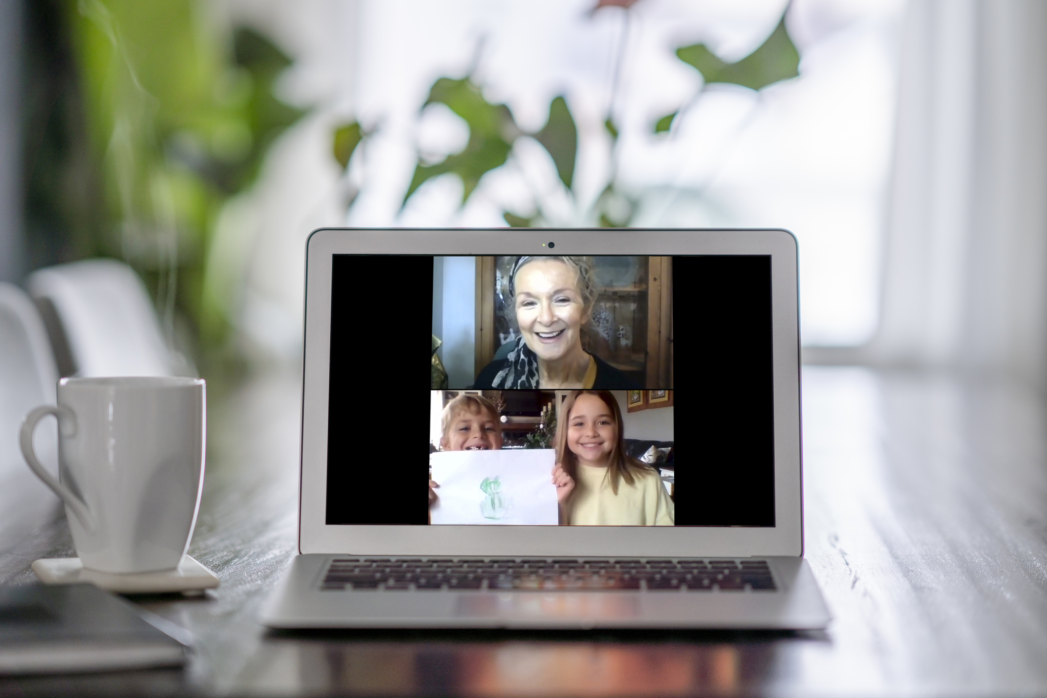 Quality virtual visit with family